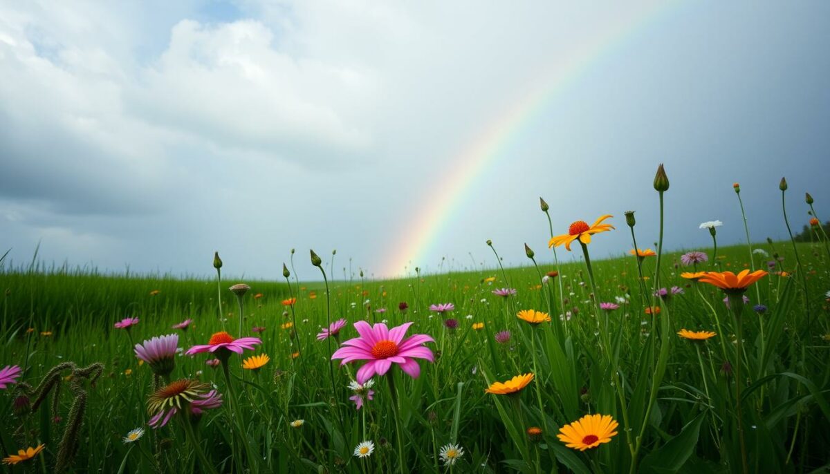 beauty in rain